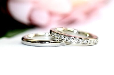 結婚指輪特殊加工、石留例3
