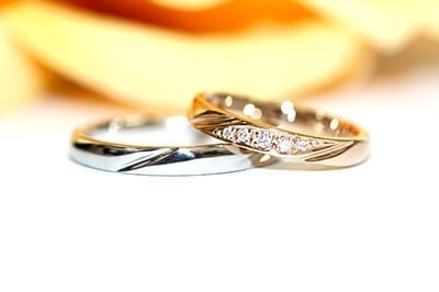 結婚指輪特殊加工、石留例4