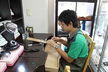 Y・K様(東京都大田区在住）手作り婚約指輪制作風景