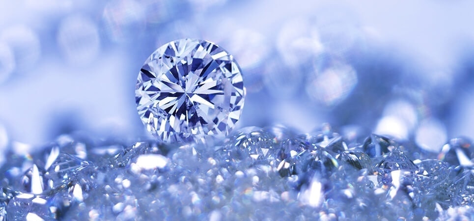婚約指輪で多く使われているダイヤモンド
