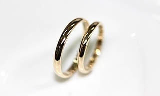 K18YG結婚指輪