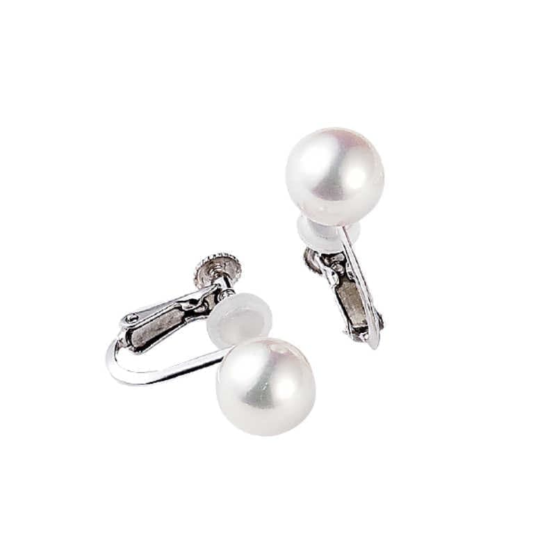 K14WG Pearl earring