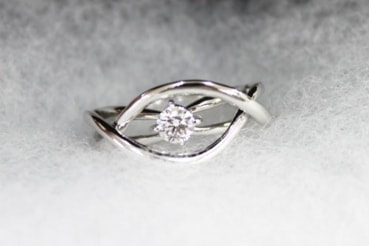 婚約指輪：Pt900ダイヤモンドリング