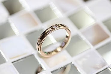 S・K様(埼玉県在住) 手作り婚約指輪完成品
