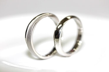 Ｋ・Ｋ様 Ｓ・Ｋ様ご夫妻手作り結婚指輪完成写真